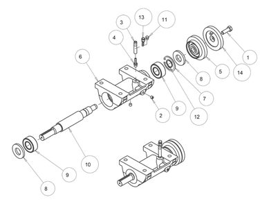 Section 11 Diagram and Parts List for MK-5007T 160641 MK Diamond Concrete Saw